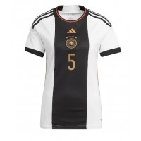 Camiseta Alemania Thilo Kehrer #5 Primera Equipación para mujer Mundial 2022 manga corta